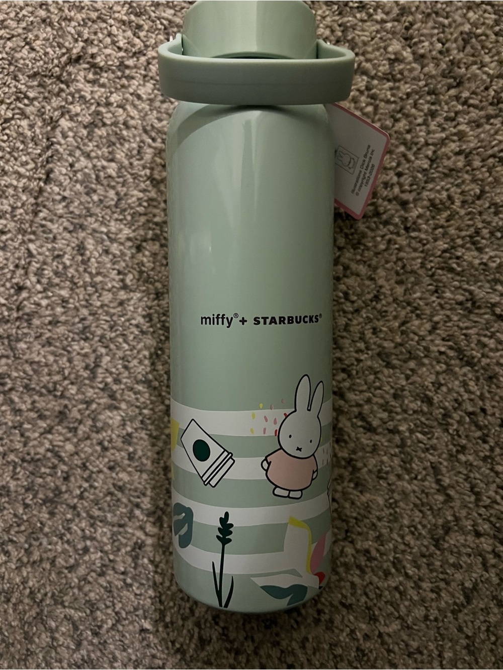 Starbucks Mint Green Miffy Stainless Steel Bottle